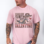 Howdy Valentine - Valentines Theme Unisex Crewneck T-Shirt Sweatshirt Hoodie