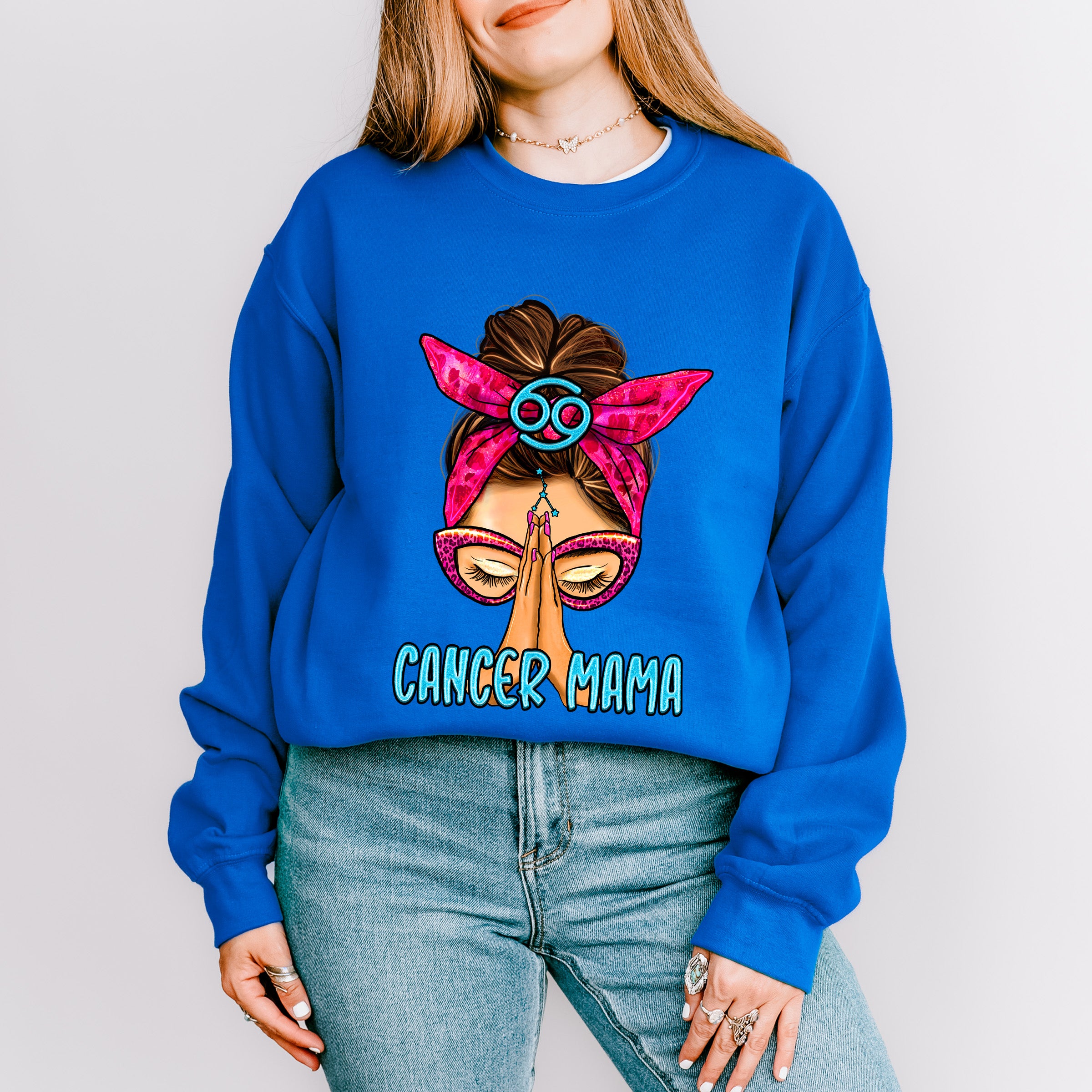 Cancer Mama - Zodiac &amp; Horoscopes Unisex Crewneck T-Shirt Sweatshirt Hoodie
