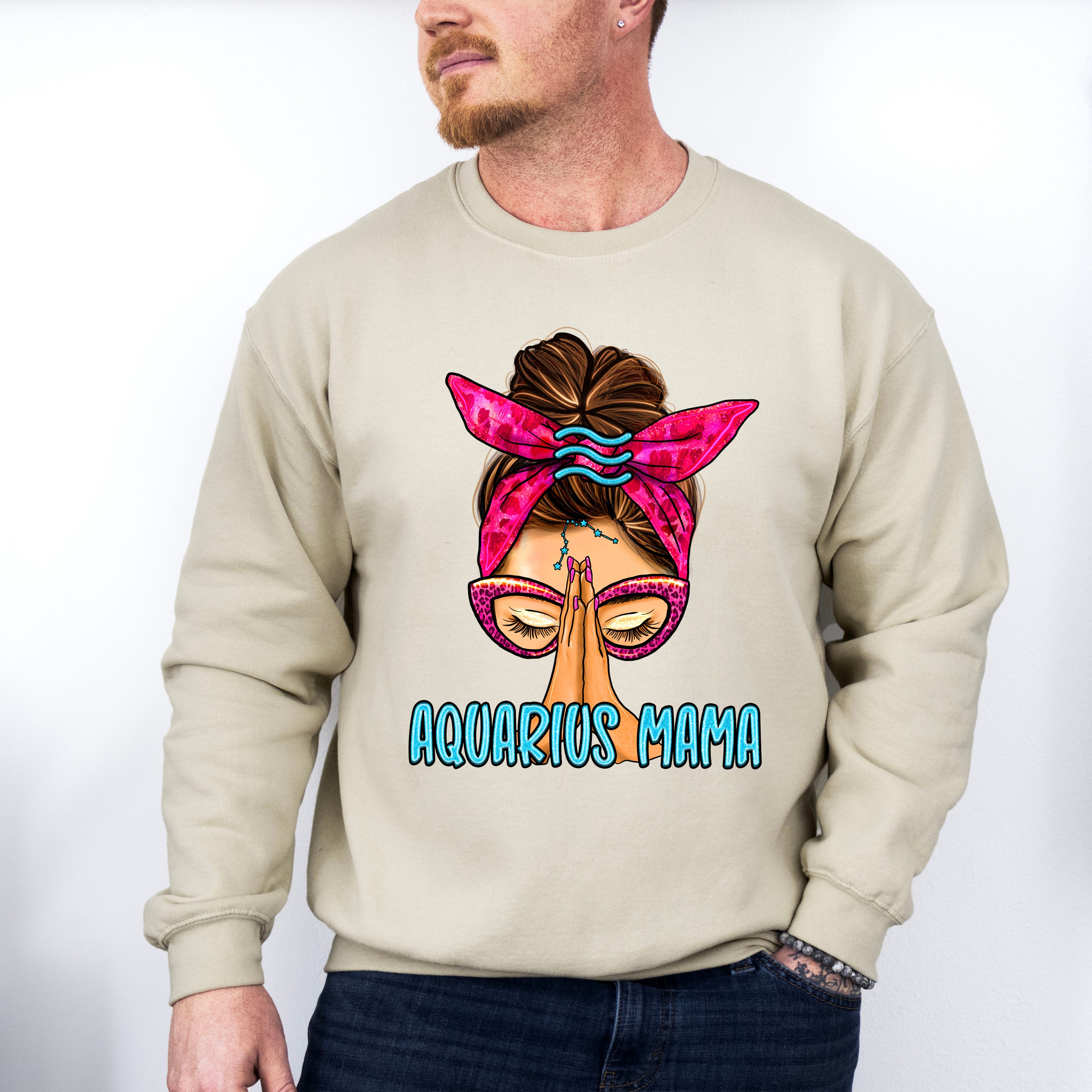 Aquarius Mama - Zodiac &amp; Horoscopes Unisex Crewneck T-Shirt Sweatshirt Hoodie