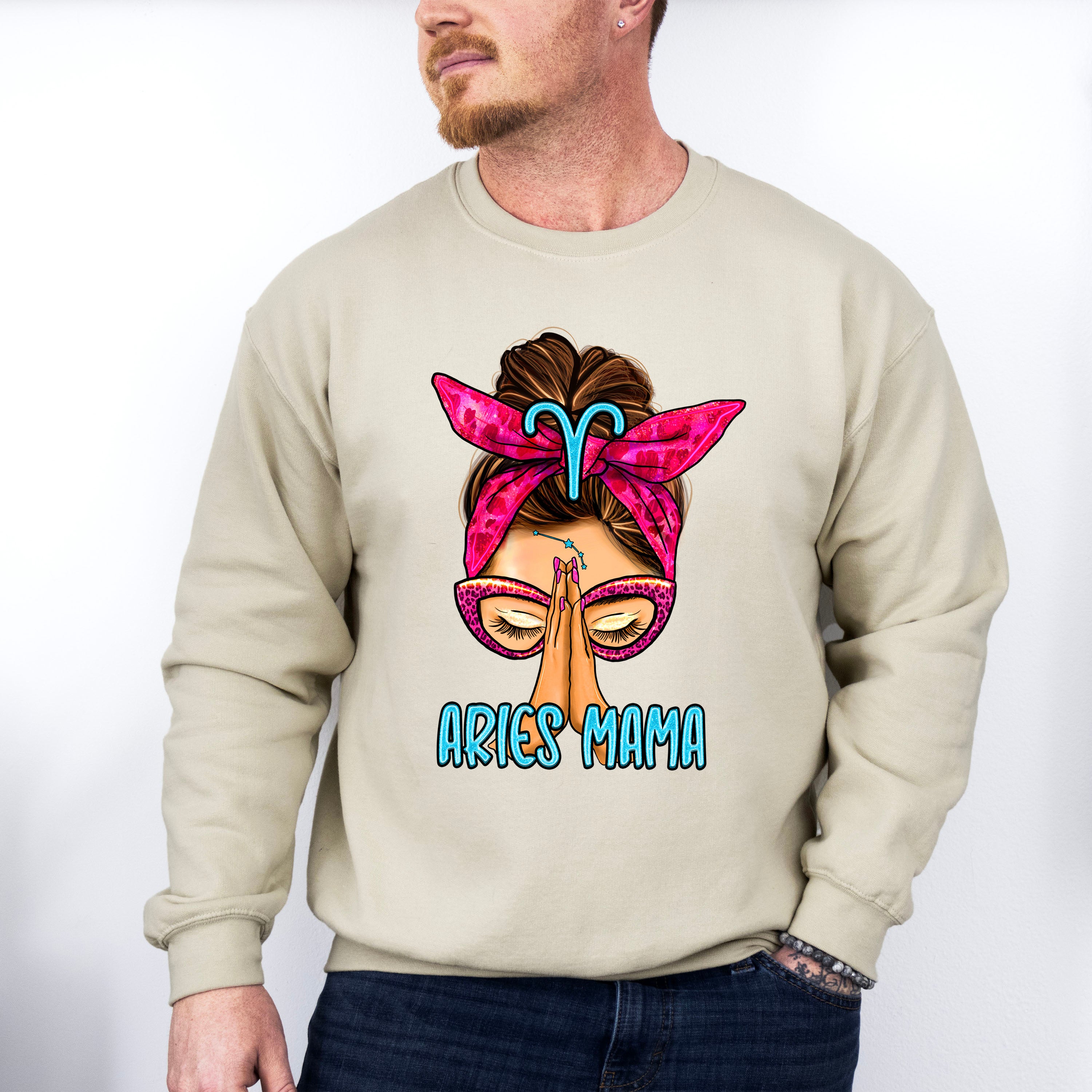 Aries Mama - Zodiac &amp; Horoscopes Unisex Crewneck T-Shirt Sweatshirt Hoodie