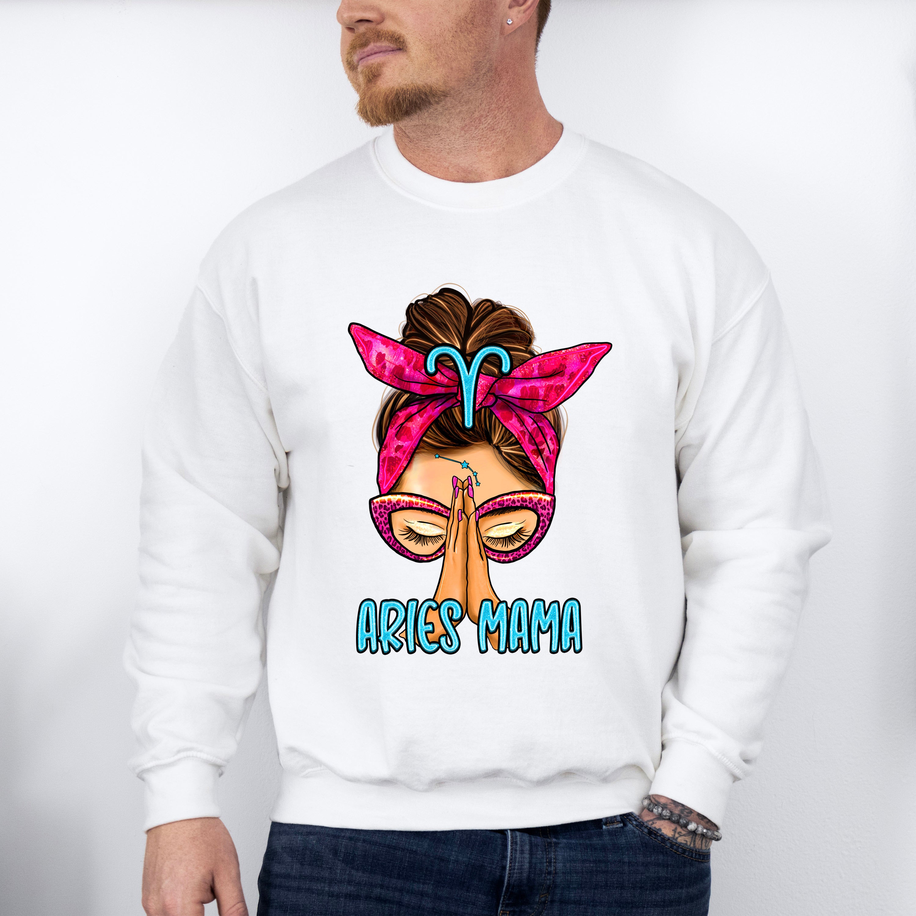 Aries Mama - Zodiac &amp; Horoscopes Unisex Crewneck T-Shirt Sweatshirt Hoodie