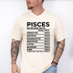 Pisces Nutrition Facts - Zodiac & Horoscopes Unisex Crewneck T-Shirt Sweatshirt Hoodie