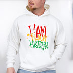 I Am Black History Graffiti Design Black Lives Matter Unisex Crewneck T-Shirt Sweatshirt Hoodie