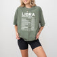 Libra Nutrition Facts - Zodiac & Horoscopes Unisex Crewneck T-Shirt Sweatshirt Hoodie