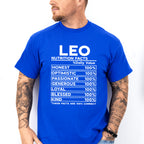 Leo Nutrition Facts - Zodiac & Horoscopes Unisex Crewneck T-Shirt Sweatshirt Hoodie