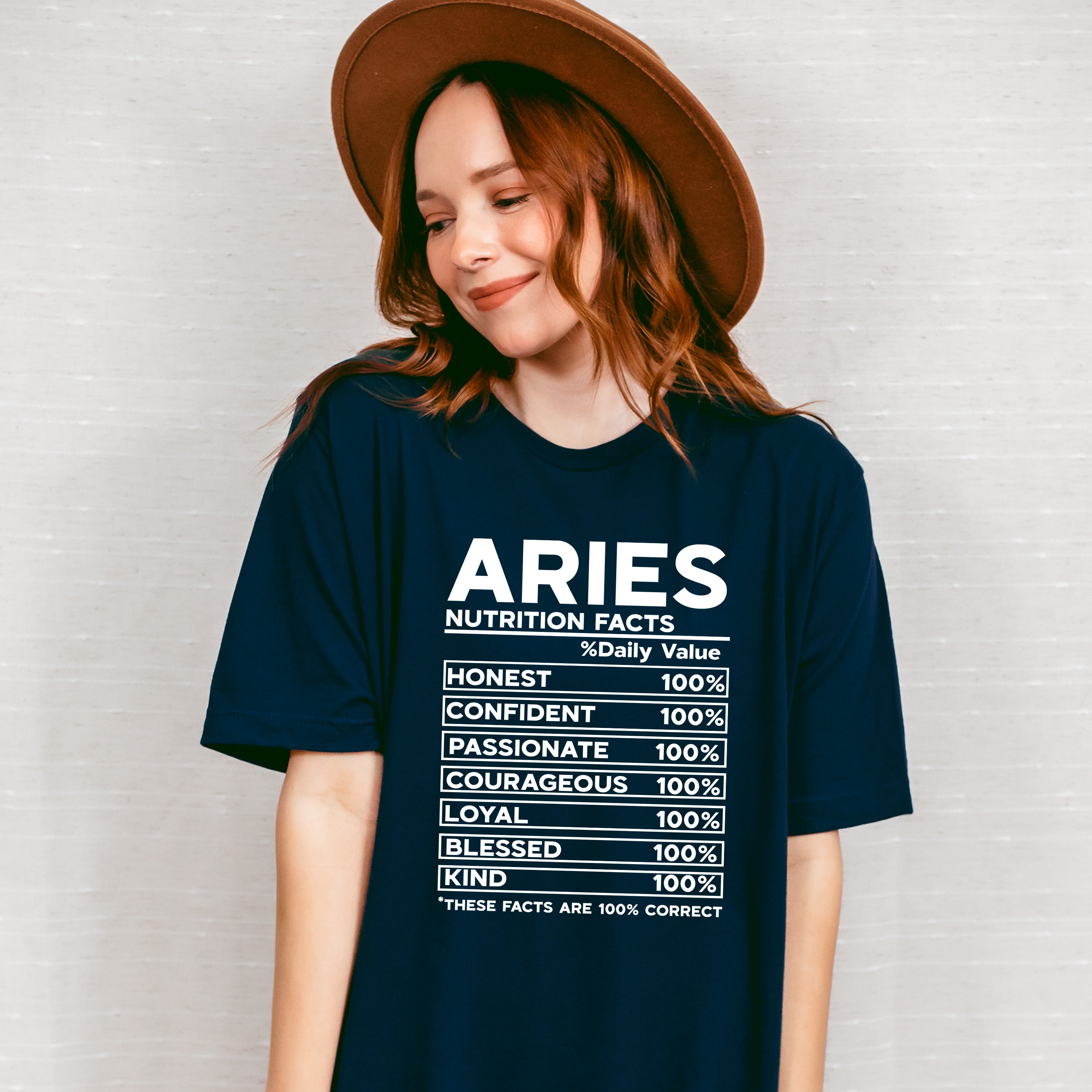 Aries Nutrition Facts - Zodiac &amp; Horoscopes Unisex Crewneck T-Shirt Sweatshirt Hoodie