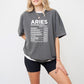 Aries Nutrition Facts - Zodiac & Horoscopes Unisex Crewneck T-Shirt Sweatshirt Hoodie