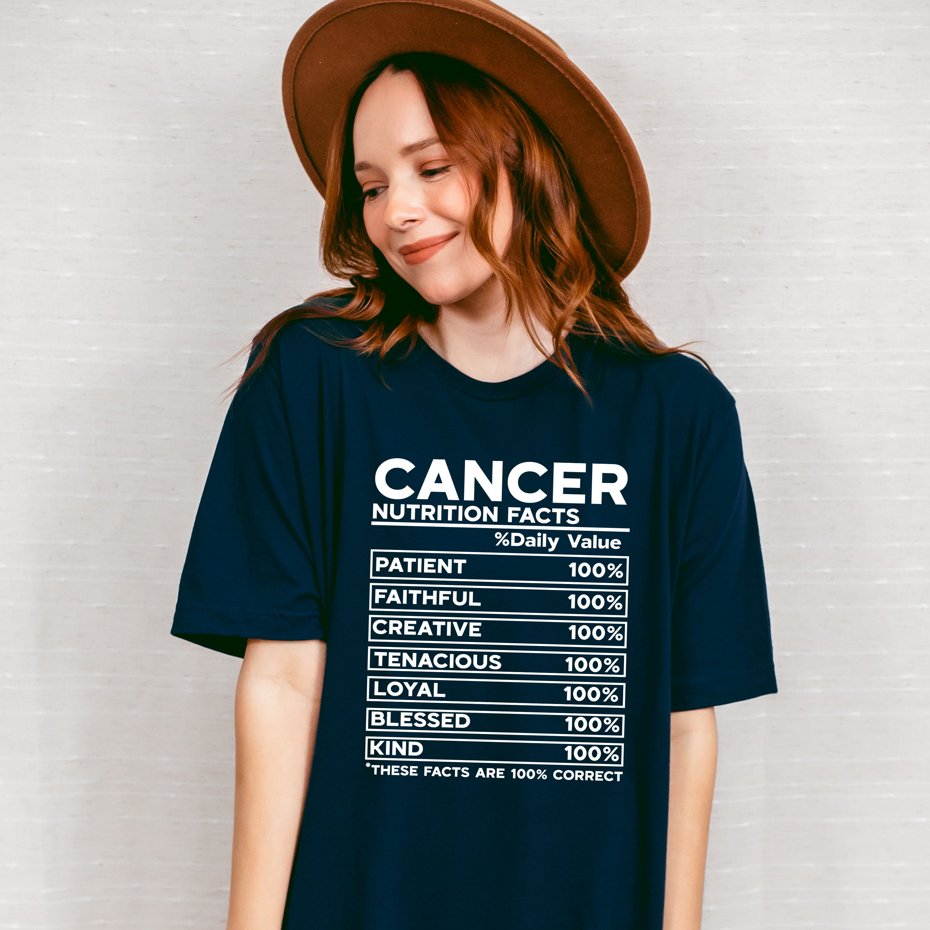 Cancer Nutrition Facts - Zodiac &amp; Horoscopes Unisex Crewneck T-Shirt Sweatshirt Hoodie