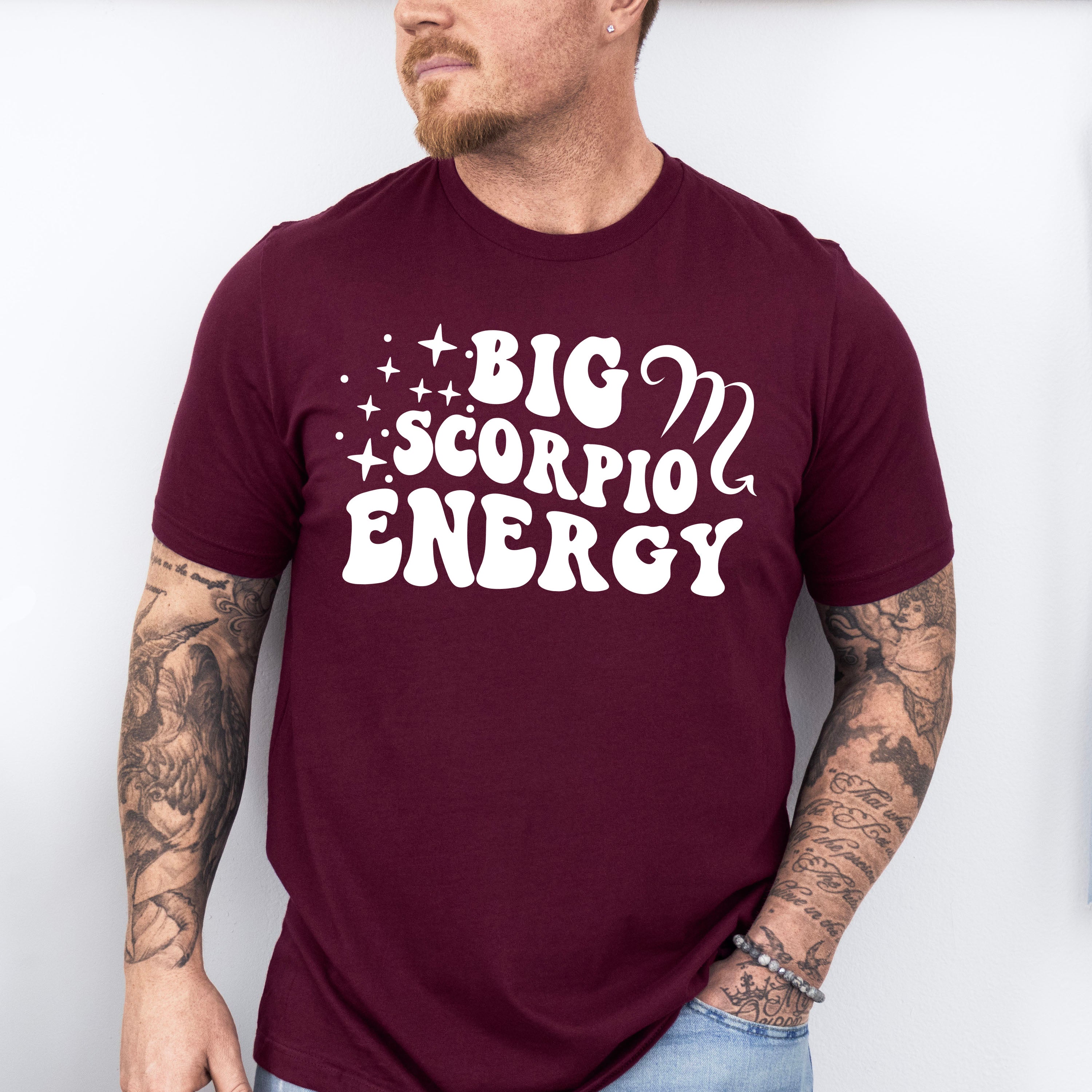 Big Scorpio Energy - Zodiac &amp; Horoscopes Unisex Crewneck T-Shirt Sweatshirt Hoodie