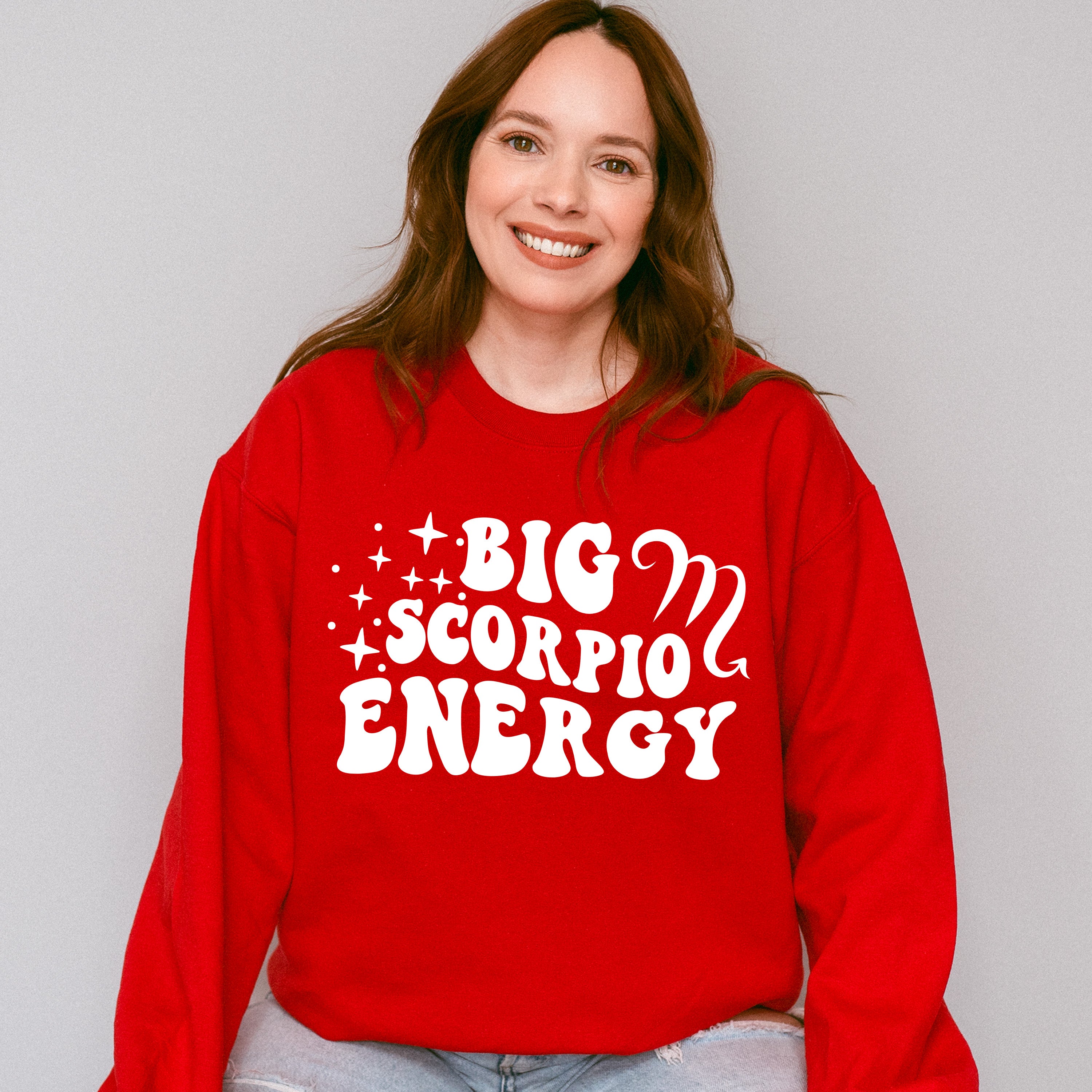 Big Scorpio Energy - Zodiac &amp; Horoscopes Unisex Crewneck T-Shirt Sweatshirt Hoodie