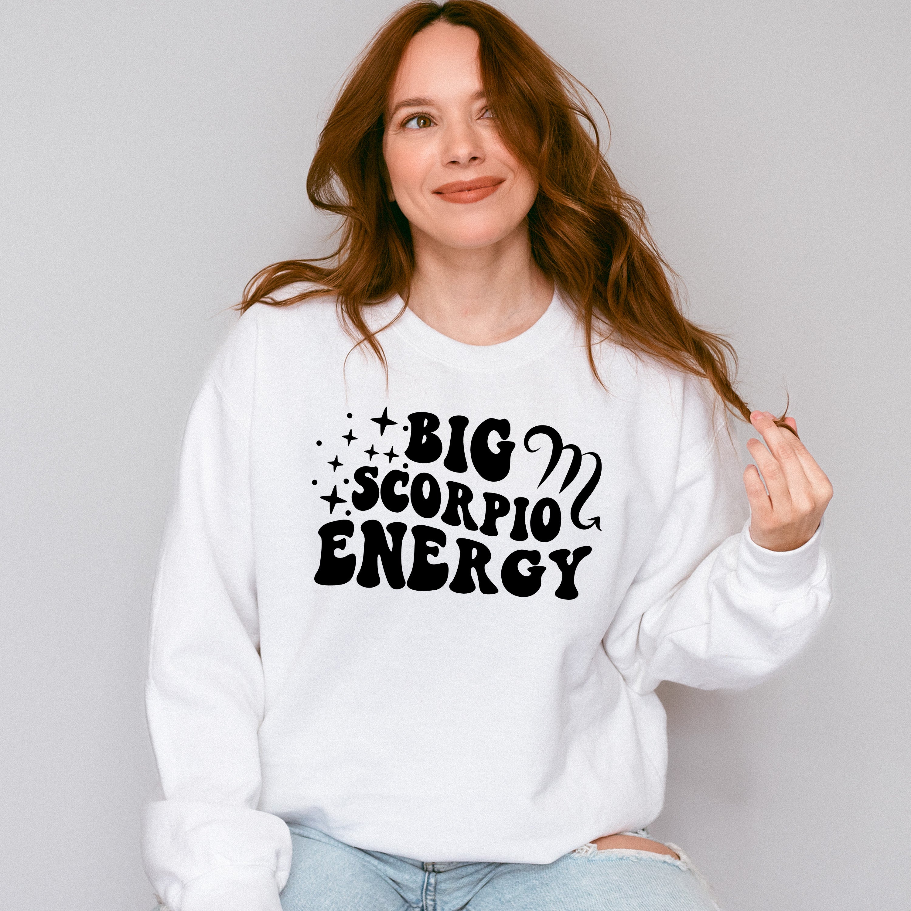 Big Scorpio Energy - Zodiac &amp; Horoscopes Unisex Crewneck T-Shirt Sweatshirt Hoodie