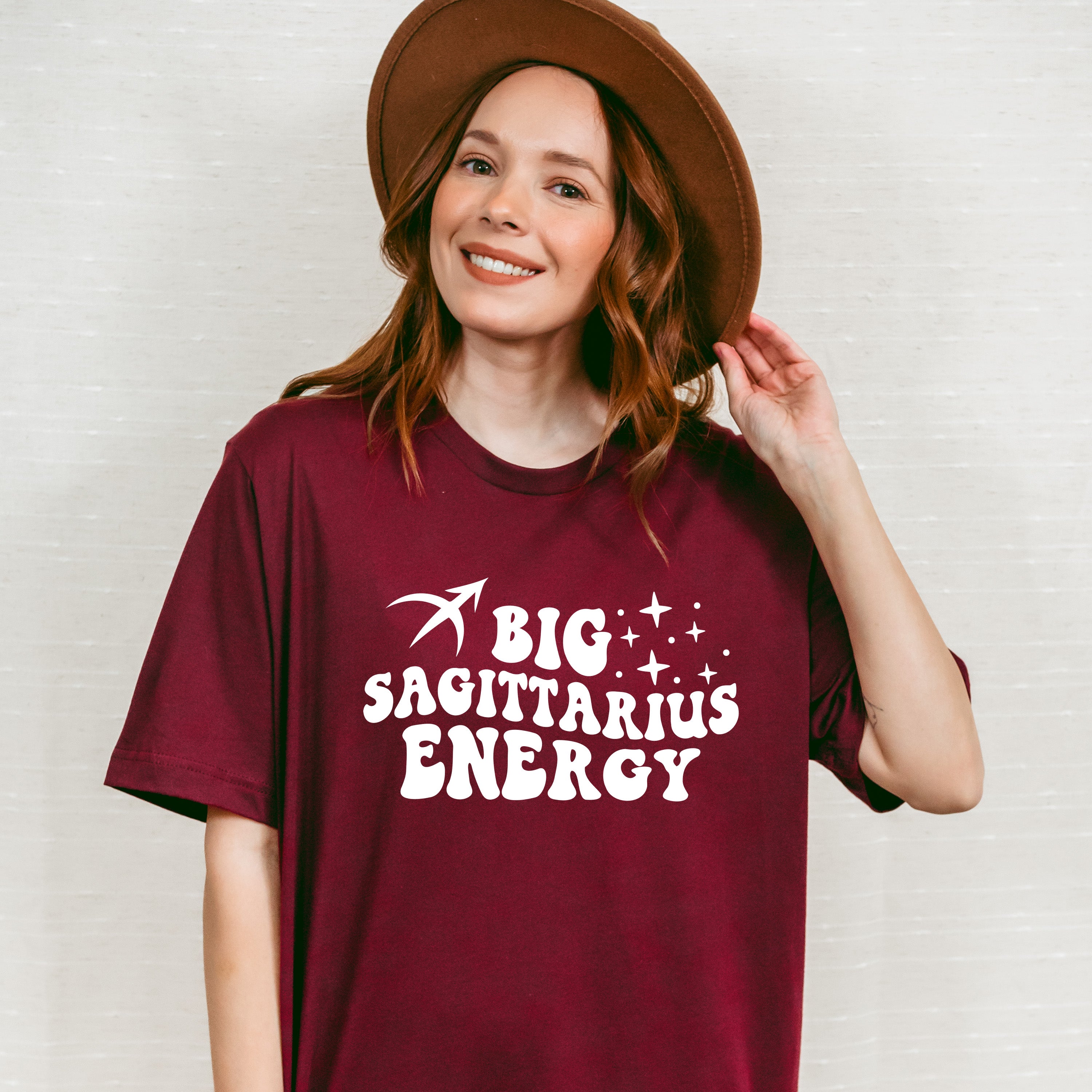 Big Sagittarius Energy - Zodiac &amp; Horoscopes Unisex Crewneck T-Shirt Sweatshirt Hoodie