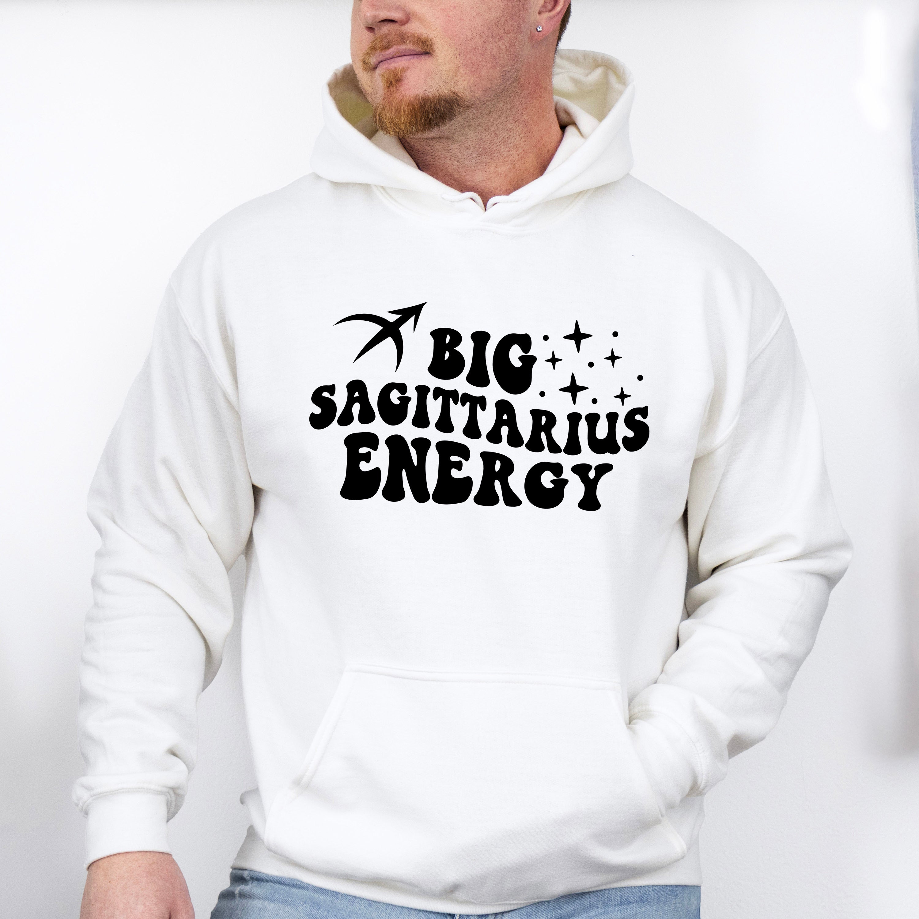 Big Sagittarius Energy - Zodiac &amp; Horoscopes Unisex Crewneck T-Shirt Sweatshirt Hoodie