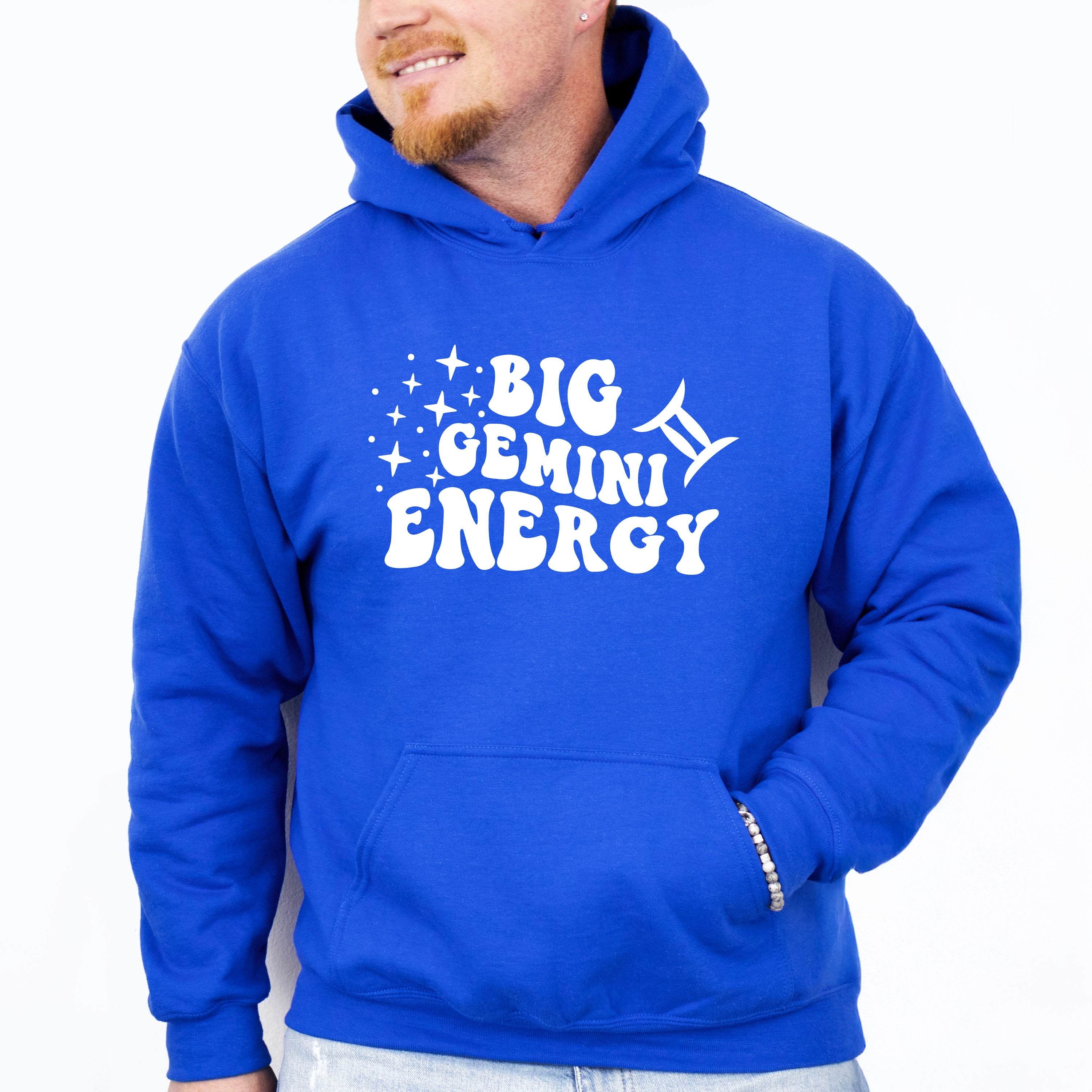 Big Gemini Energy - Zodiac &amp; Horoscopes Unisex Crewneck T-Shirt Sweatshirt Hoodie