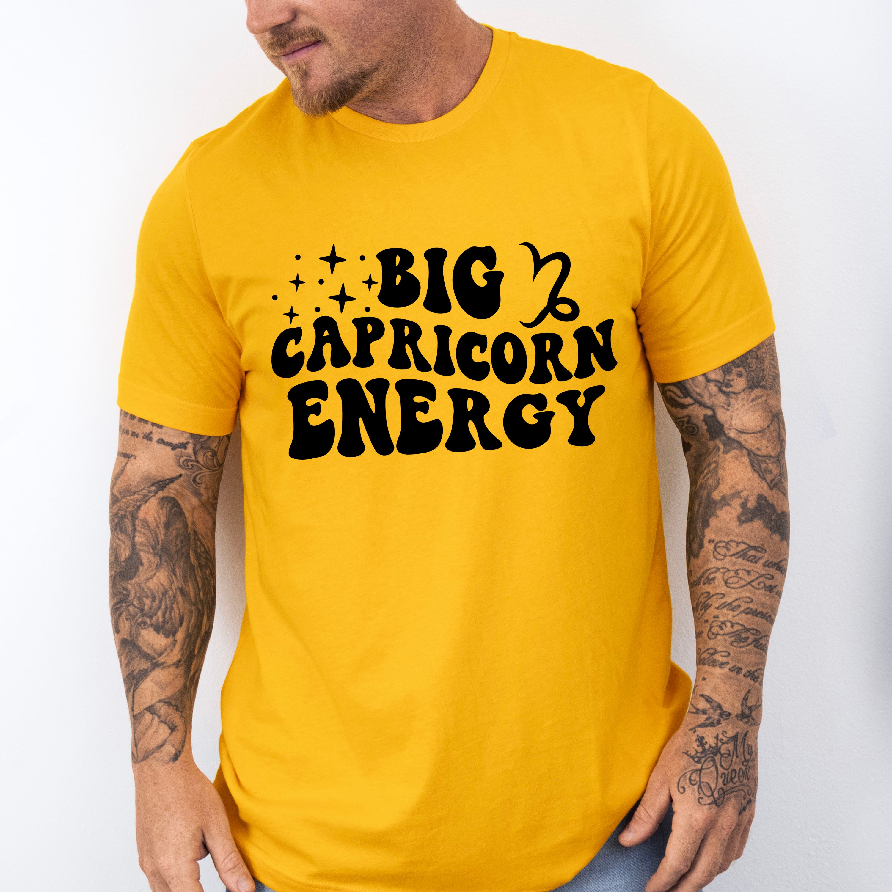 Big Capricorn Energy - Zodiac &amp; Horoscopes Unisex Crewneck T-Shirt Sweatshirt Hoodie