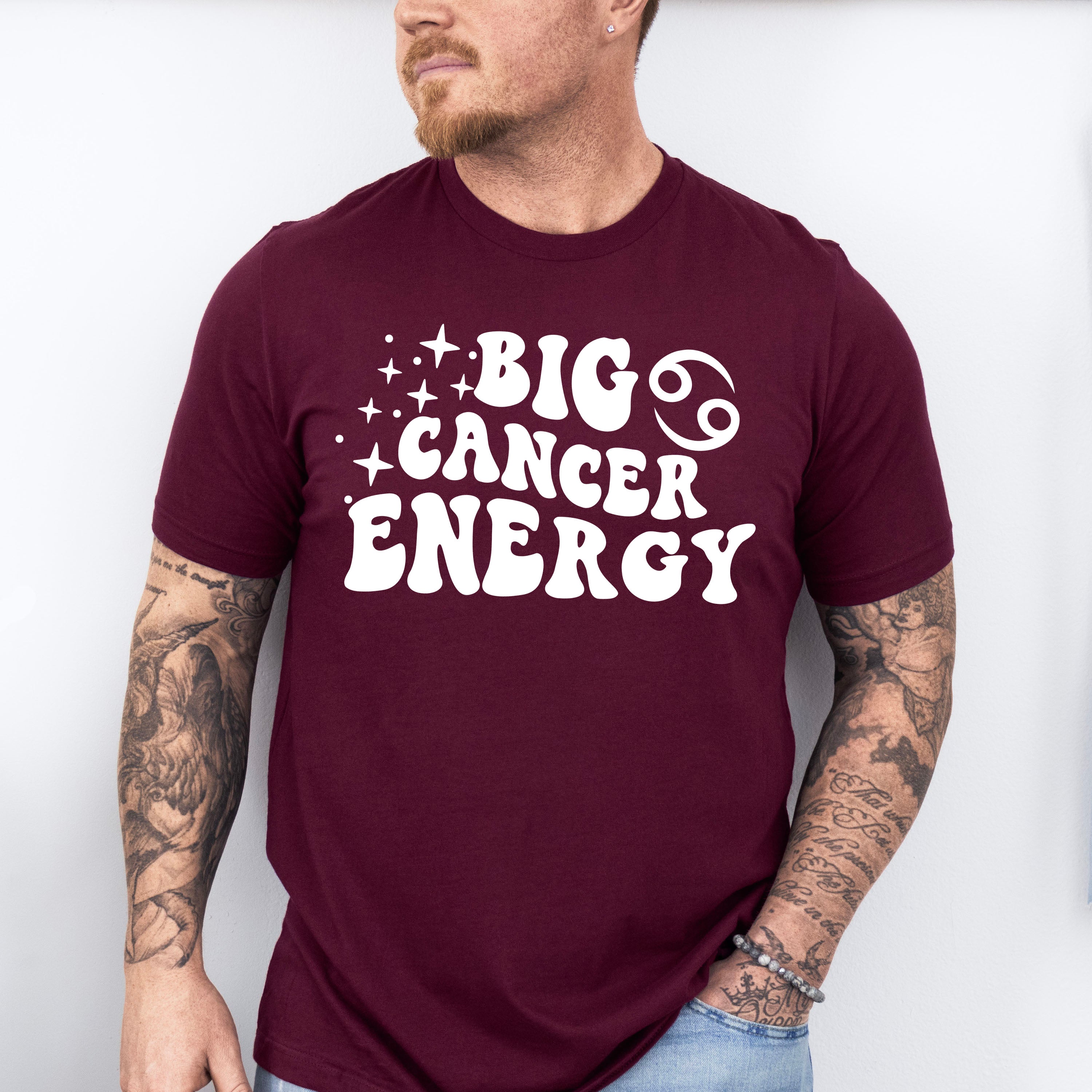 Big Cancer Energy - Zodiac &amp; Horoscopes Unisex Crewneck T-Shirt Sweatshirt Hoodie