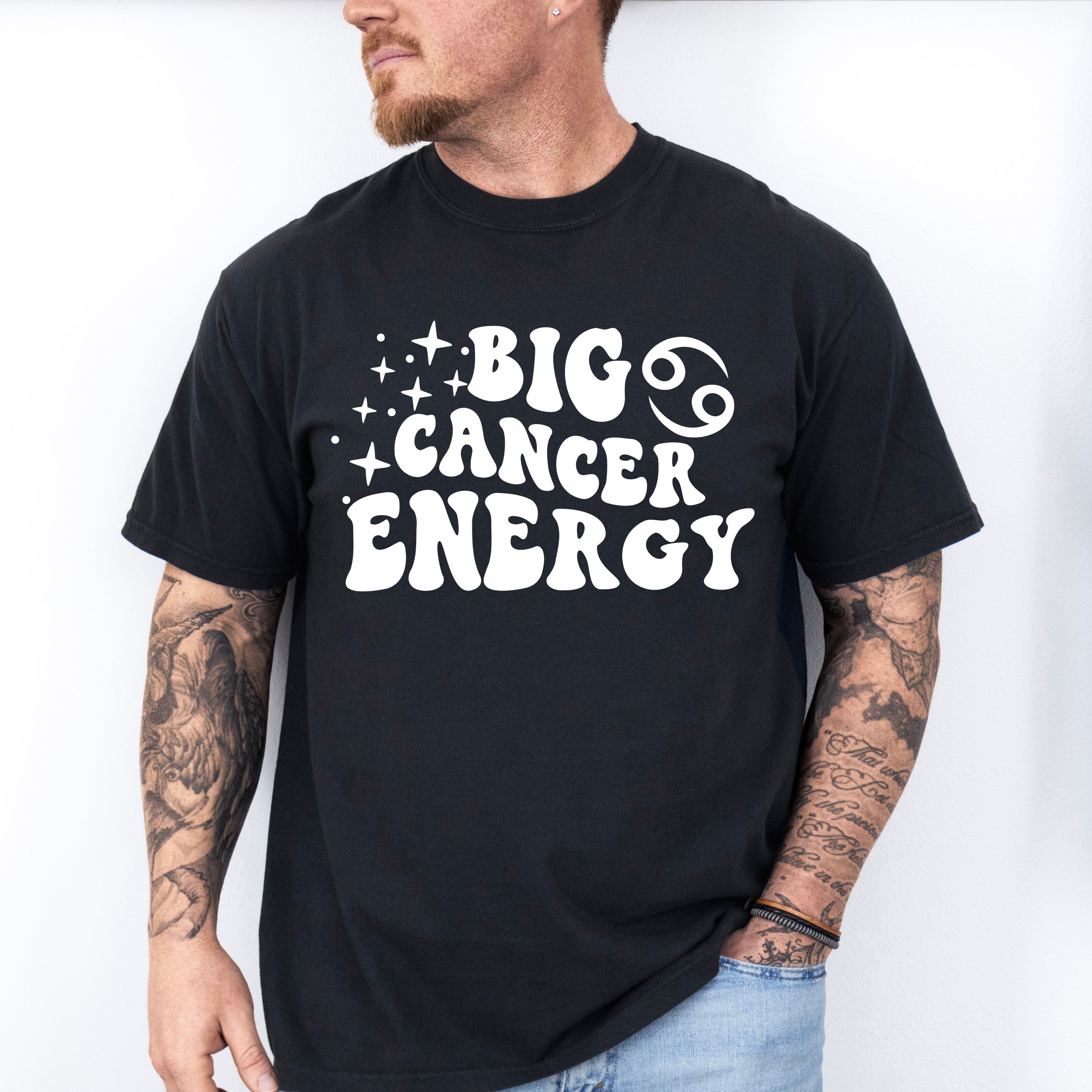 Big Cancer Energy - Zodiac &amp; Horoscopes Unisex Crewneck T-Shirt Sweatshirt Hoodie