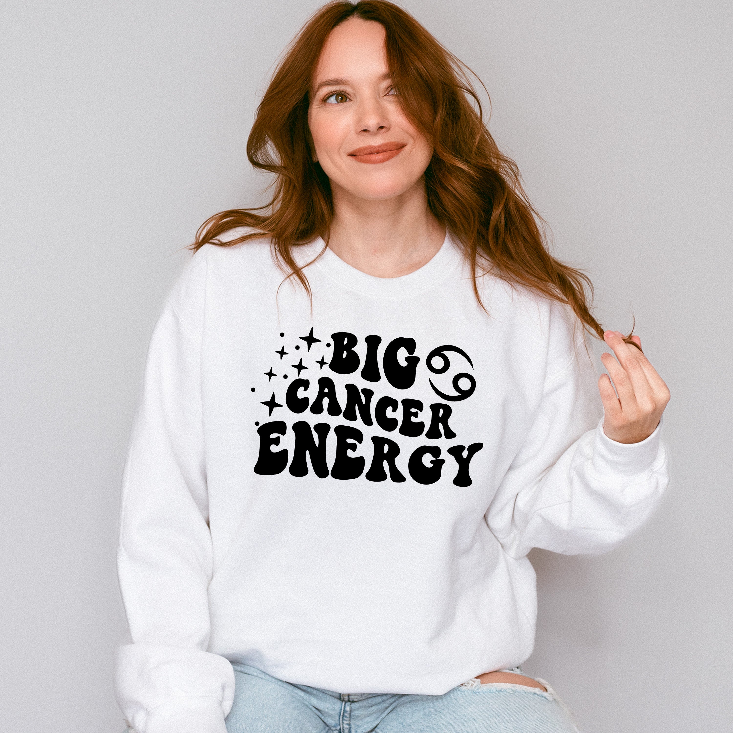 Big Cancer Energy - Zodiac &amp; Horoscopes Unisex Crewneck T-Shirt Sweatshirt Hoodie