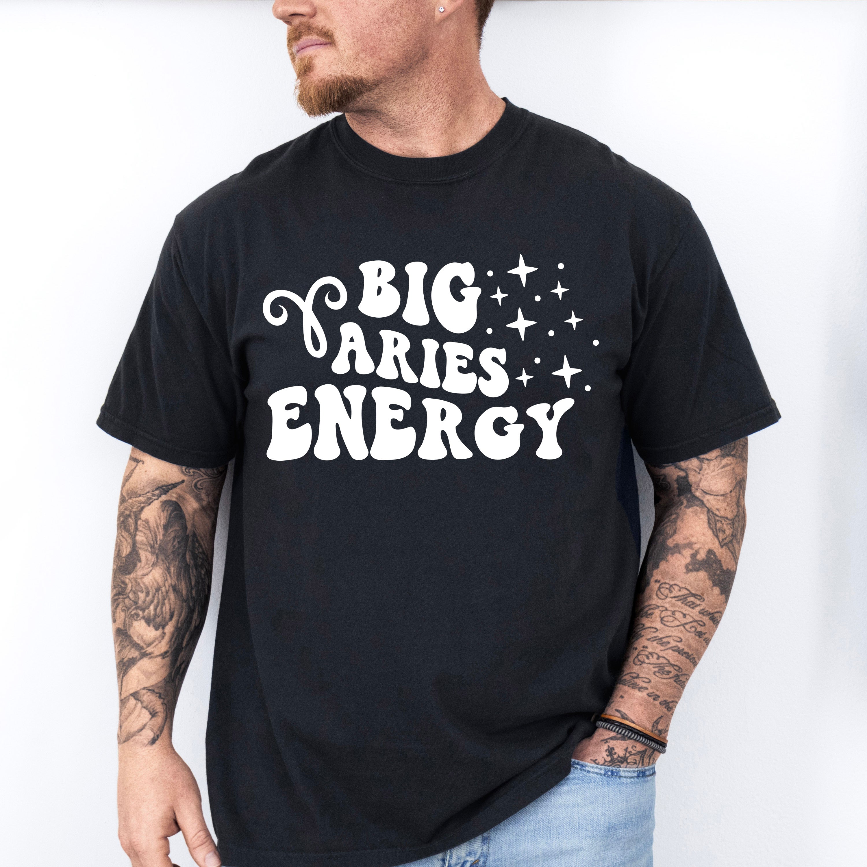 Big Aries Energy - Zodiac &amp; Horoscopes Unisex Crewneck T-Shirt Sweatshirt Hoodie