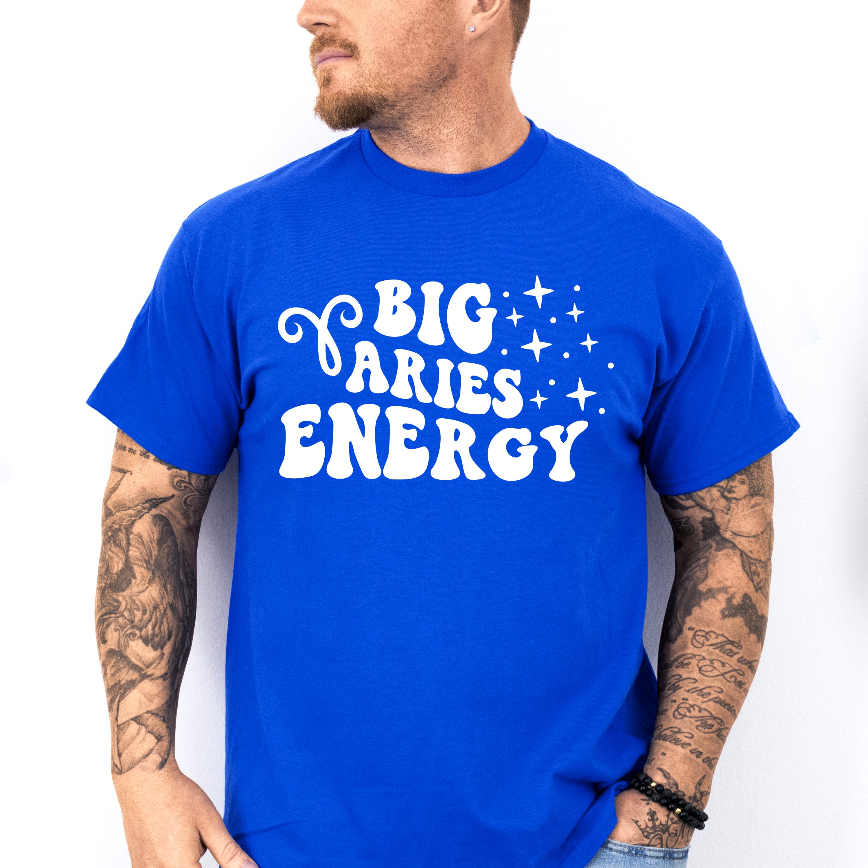 Big Aries Energy - Zodiac &amp; Horoscopes Unisex Crewneck T-Shirt Sweatshirt Hoodie