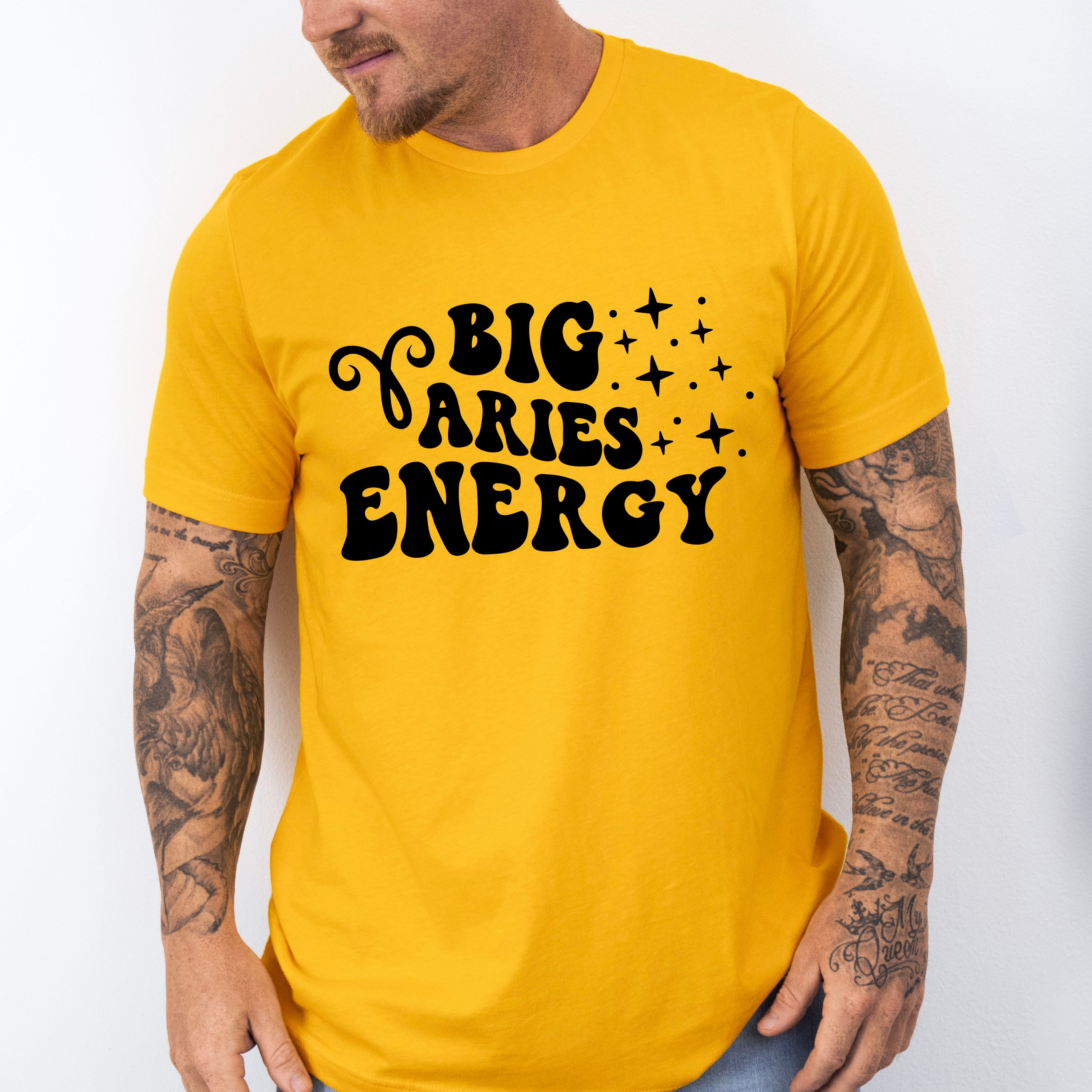 Big Aries Energy - Zodiac &amp; Horoscopes Unisex Crewneck T-Shirt Sweatshirt Hoodie