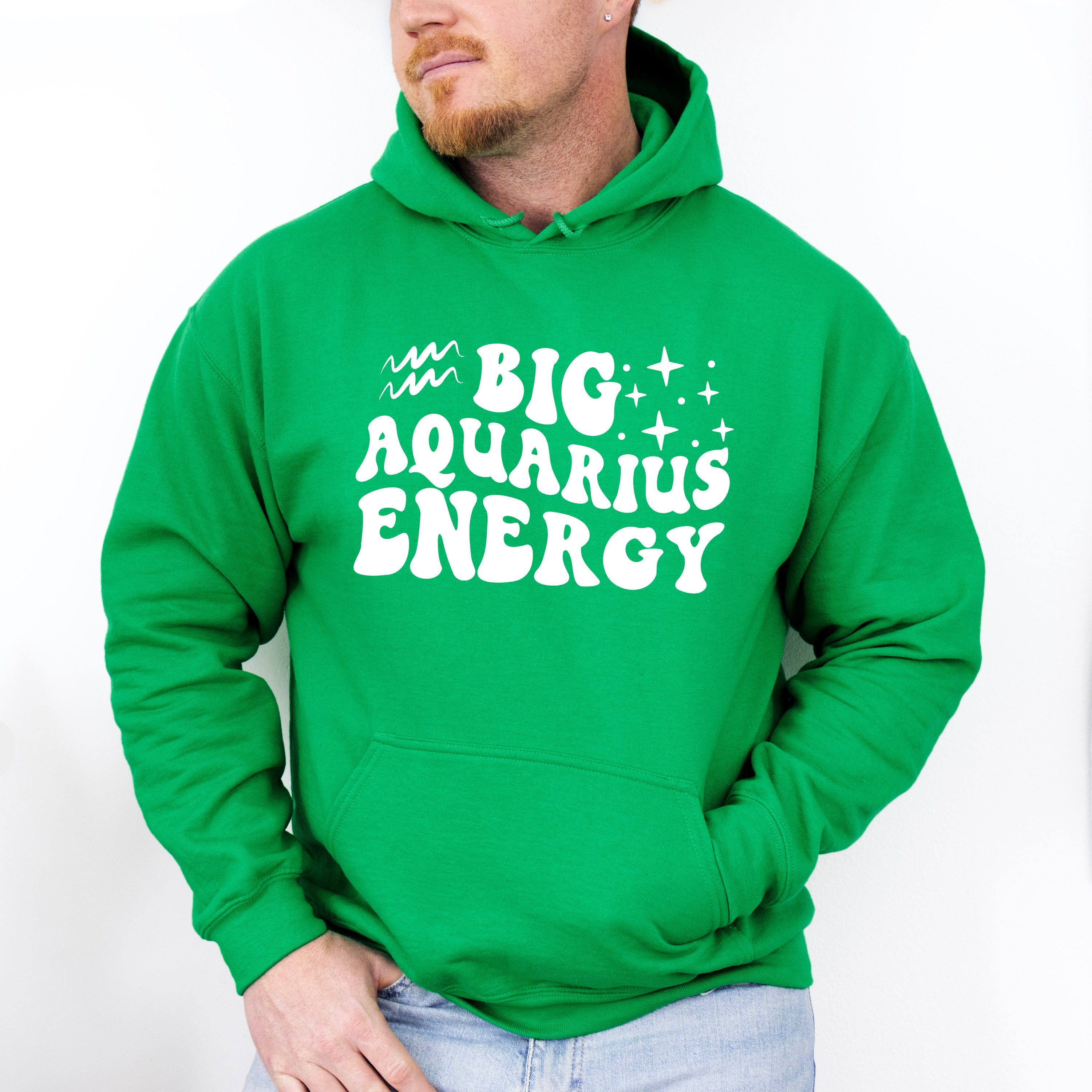 Big Aquarius Energy - Zodiac &amp; Horoscopes Unisex Crewneck T-Shirt Sweatshirt Hoodie