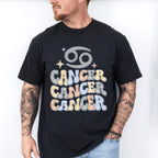 Groovy Cancer Design - Zodiac & Horoscopes Unisex Crewneck T-Shirt Sweatshirt Hoodie