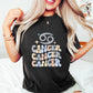 Groovy Cancer Design - Zodiac & Horoscopes Unisex Crewneck T-Shirt Sweatshirt Hoodie