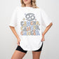 Groovy Cancer Design - Zodiac & Horoscopes Unisex Crewneck T-Shirt Sweatshirt Hoodie