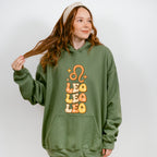 Groovy Leo Design - Zodiac & Horoscopes Unisex Crewneck T-Shirt Sweatshirt Hoodie