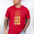 Groovy Leo Design - Zodiac & Horoscopes Unisex Crewneck T-Shirt Sweatshirt Hoodie