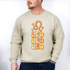Groovy Leo Design - Zodiac & Horoscopes Unisex Crewneck T-Shirt Sweatshirt Hoodie