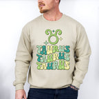 Groovy Taurus Design - Zodiac & Horoscopes Unisex Crewneck T-Shirt Sweatshirt Hoodie