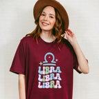 Groovy Libra Design - Zodiac & Horoscopes Unisex Crewneck T-Shirt Sweatshirt Hoodie