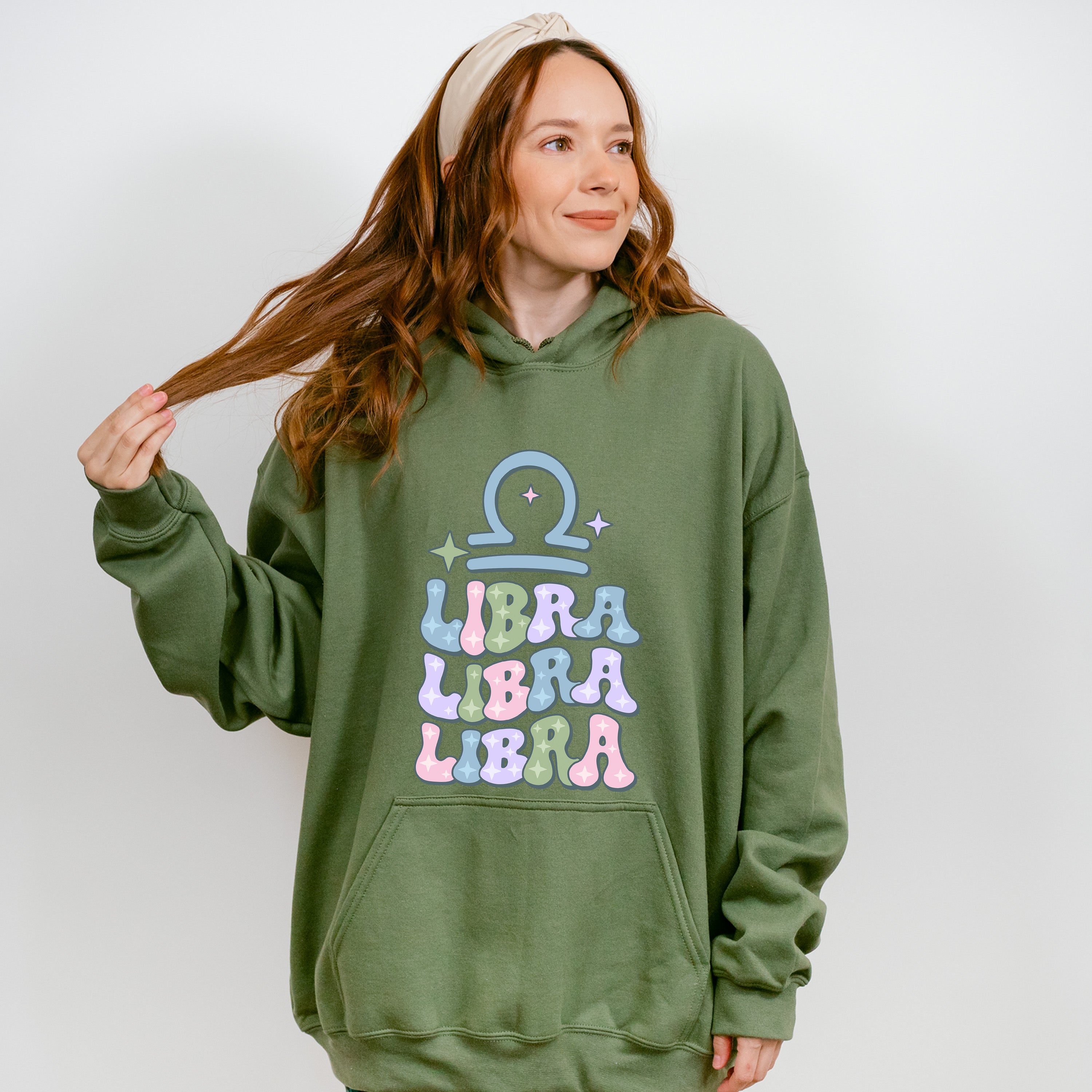 Groovy Libra Design - Zodiac &amp; Horoscopes Unisex Crewneck T-Shirt Sweatshirt Hoodie