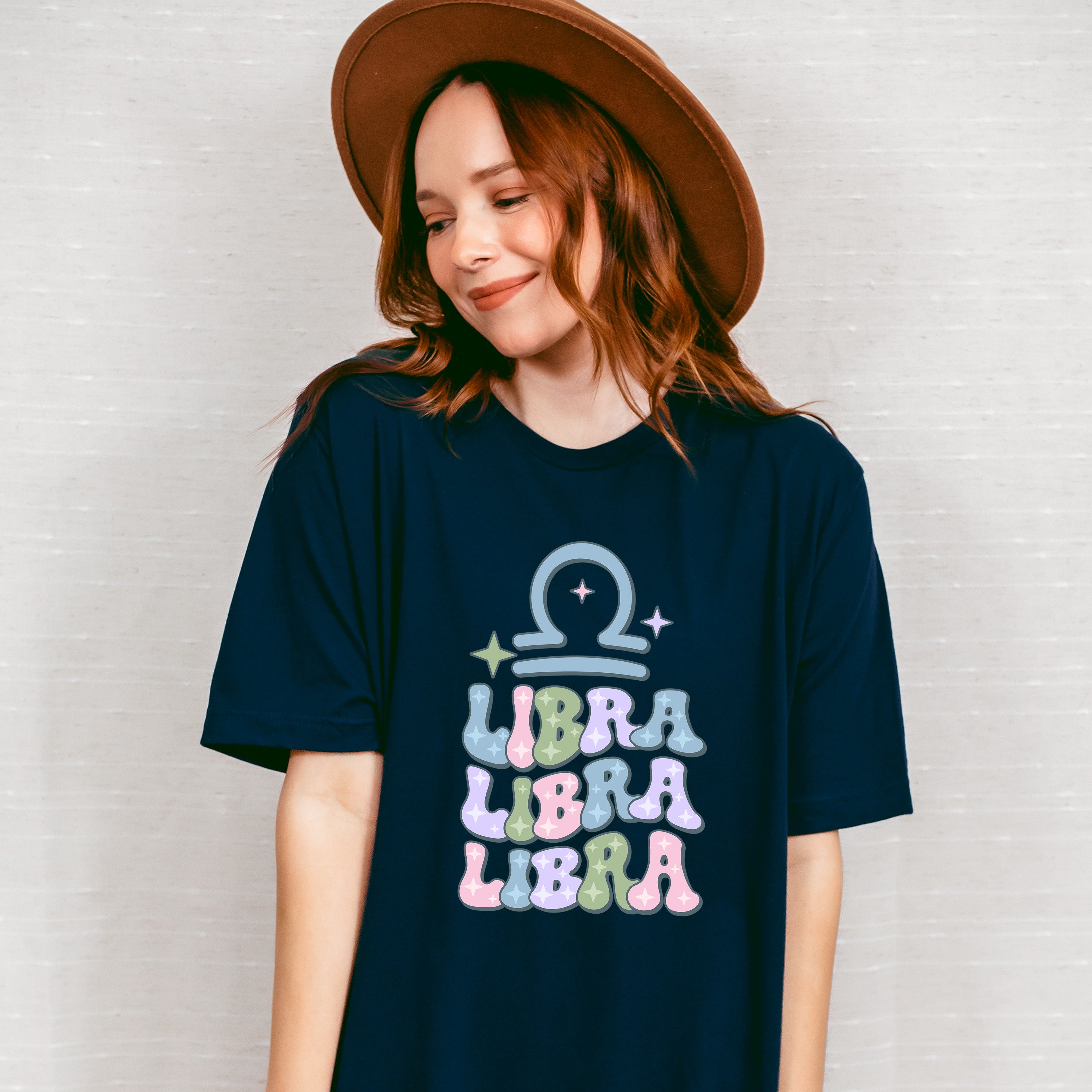 Groovy Libra Design - Zodiac &amp; Horoscopes Unisex Crewneck T-Shirt Sweatshirt Hoodie
