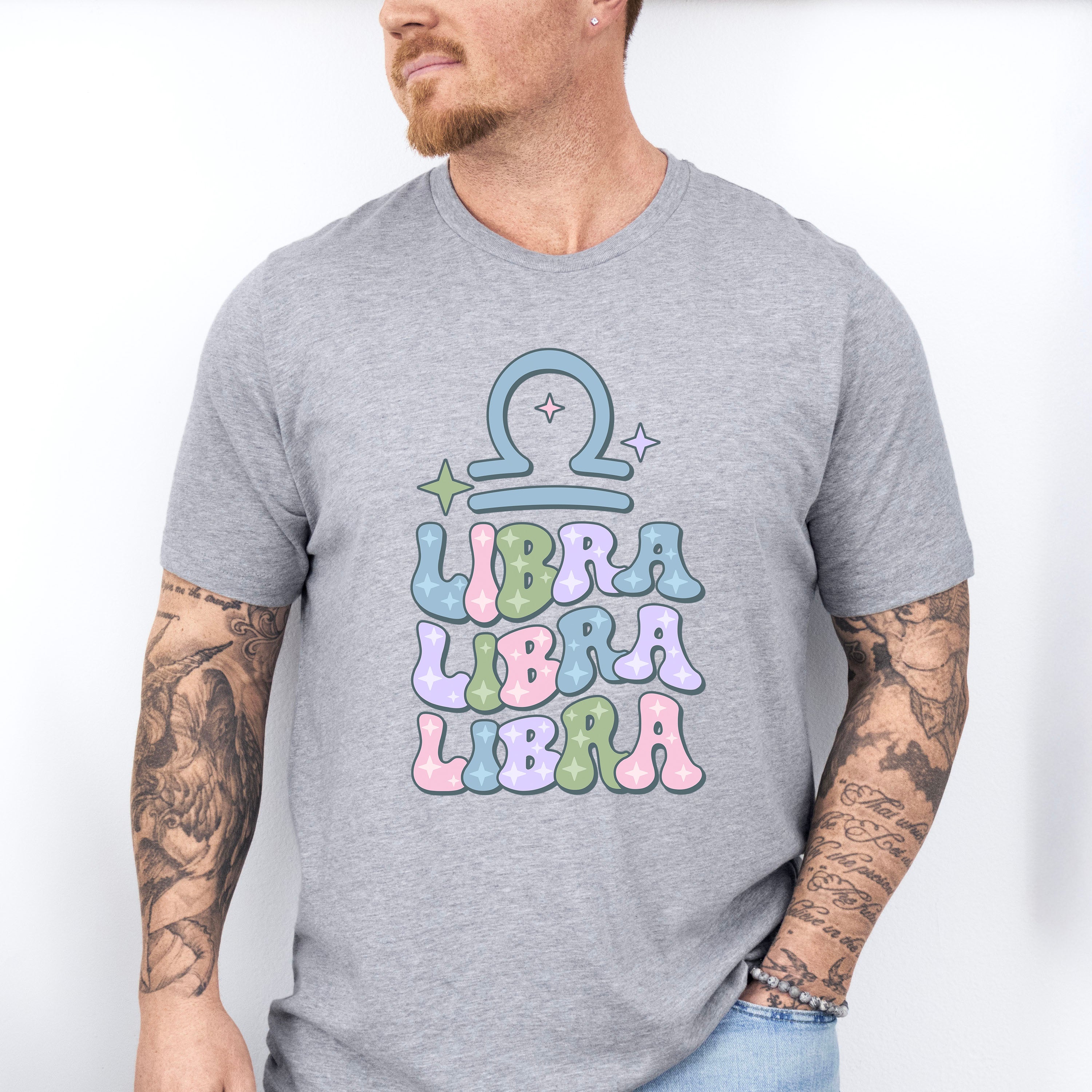 Groovy Libra Design - Zodiac &amp; Horoscopes Unisex Crewneck T-Shirt Sweatshirt Hoodie