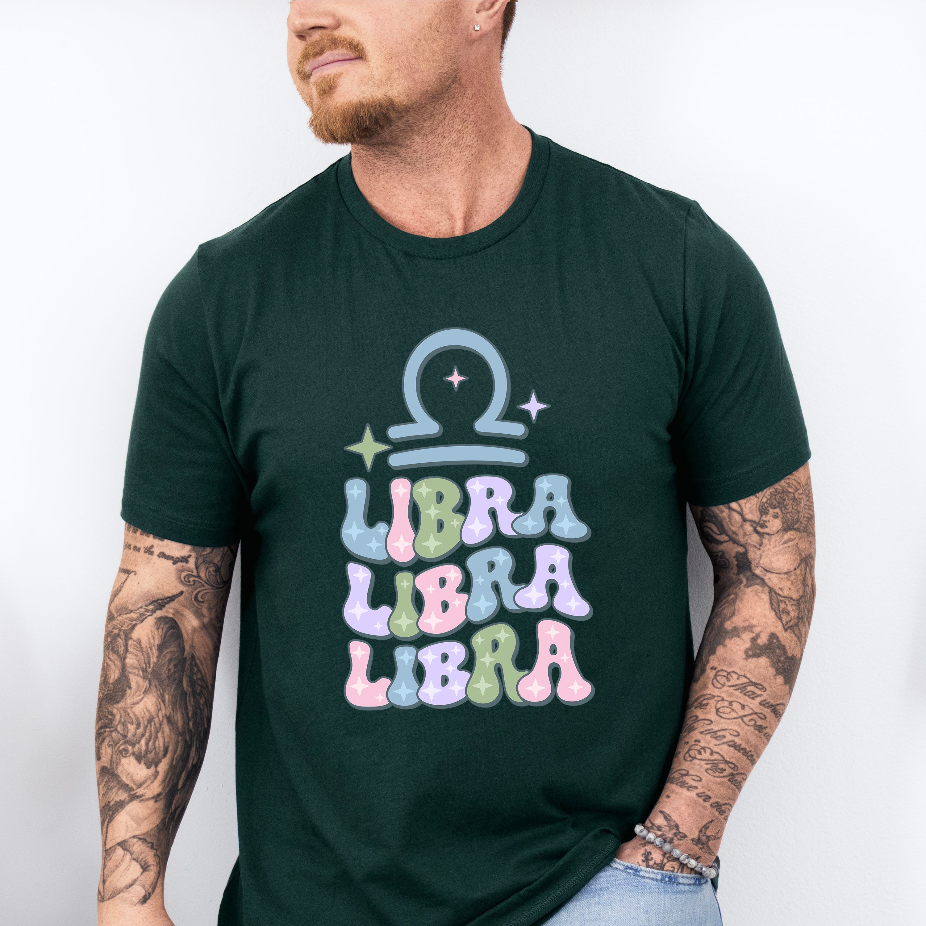 Groovy Libra Design - Zodiac &amp; Horoscopes Unisex Crewneck T-Shirt Sweatshirt Hoodie