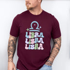 Groovy Libra Design - Zodiac & Horoscopes Unisex Crewneck T-Shirt Sweatshirt Hoodie