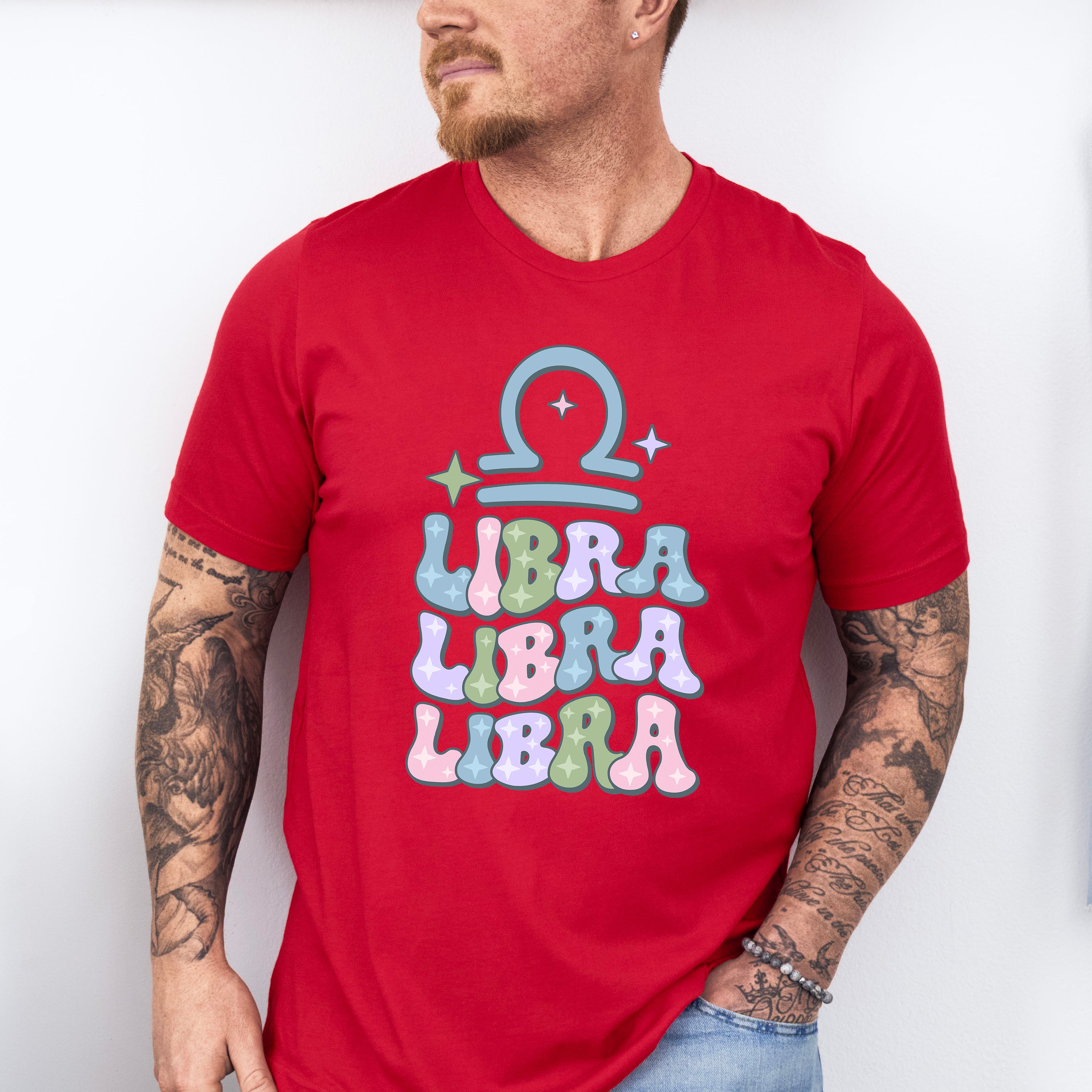 Groovy Libra Design - Zodiac &amp; Horoscopes Unisex Crewneck T-Shirt Sweatshirt Hoodie