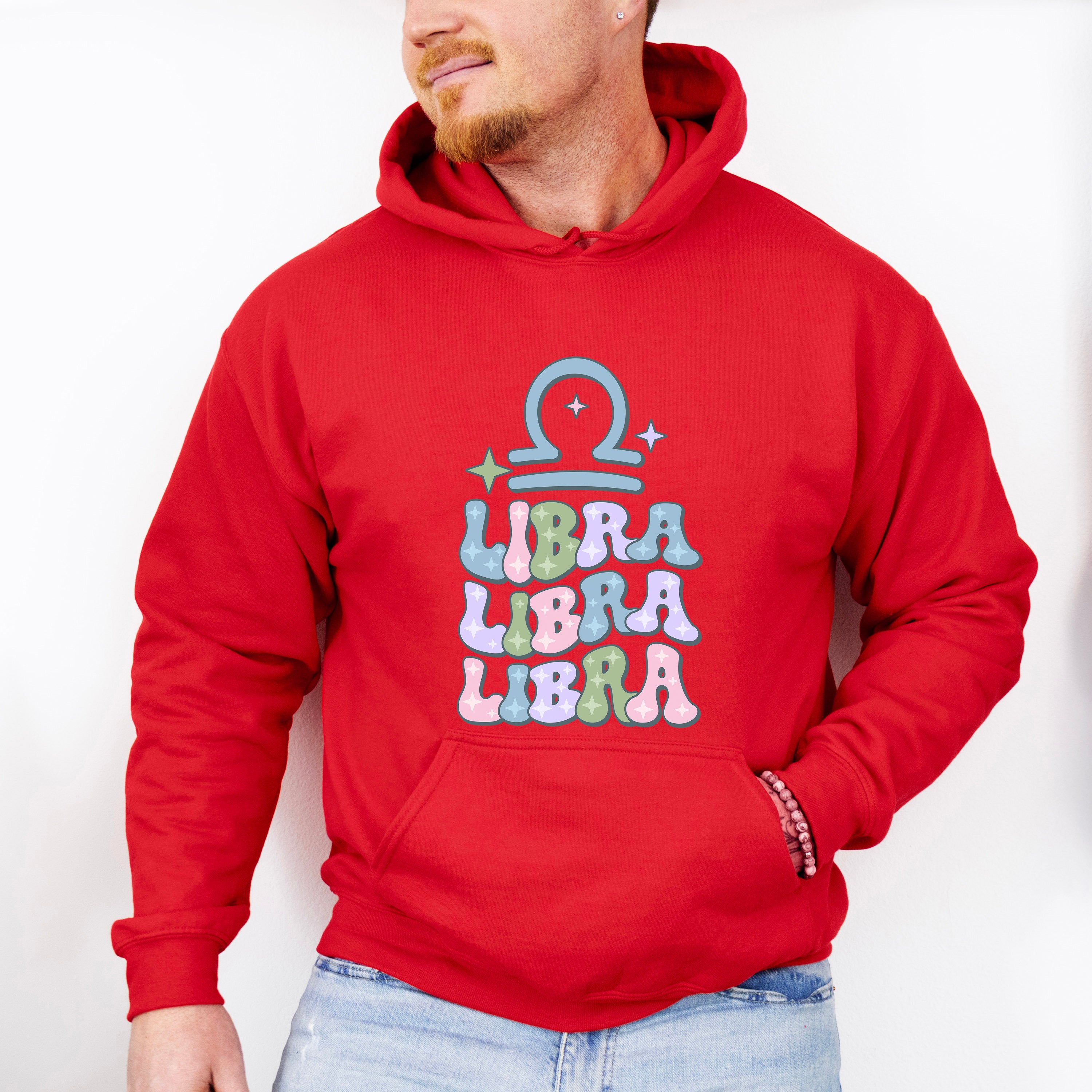 Groovy Libra Design - Zodiac &amp; Horoscopes Unisex Crewneck T-Shirt Sweatshirt Hoodie