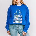 Groovy Libra Design - Zodiac & Horoscopes Unisex Crewneck T-Shirt Sweatshirt Hoodie