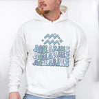 Groovy Aquarius Design - Zodiac & Horoscopes Unisex Crewneck T-Shirt Sweatshirt Hoodie