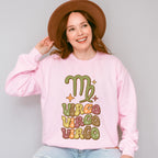 Groovy Virgo Design - Zodiac & Horoscopes Unisex Crewneck T-Shirt Sweatshirt Hoodie