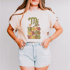 Groovy Virgo Design - Zodiac & Horoscopes Unisex Crewneck T-Shirt Sweatshirt Hoodie