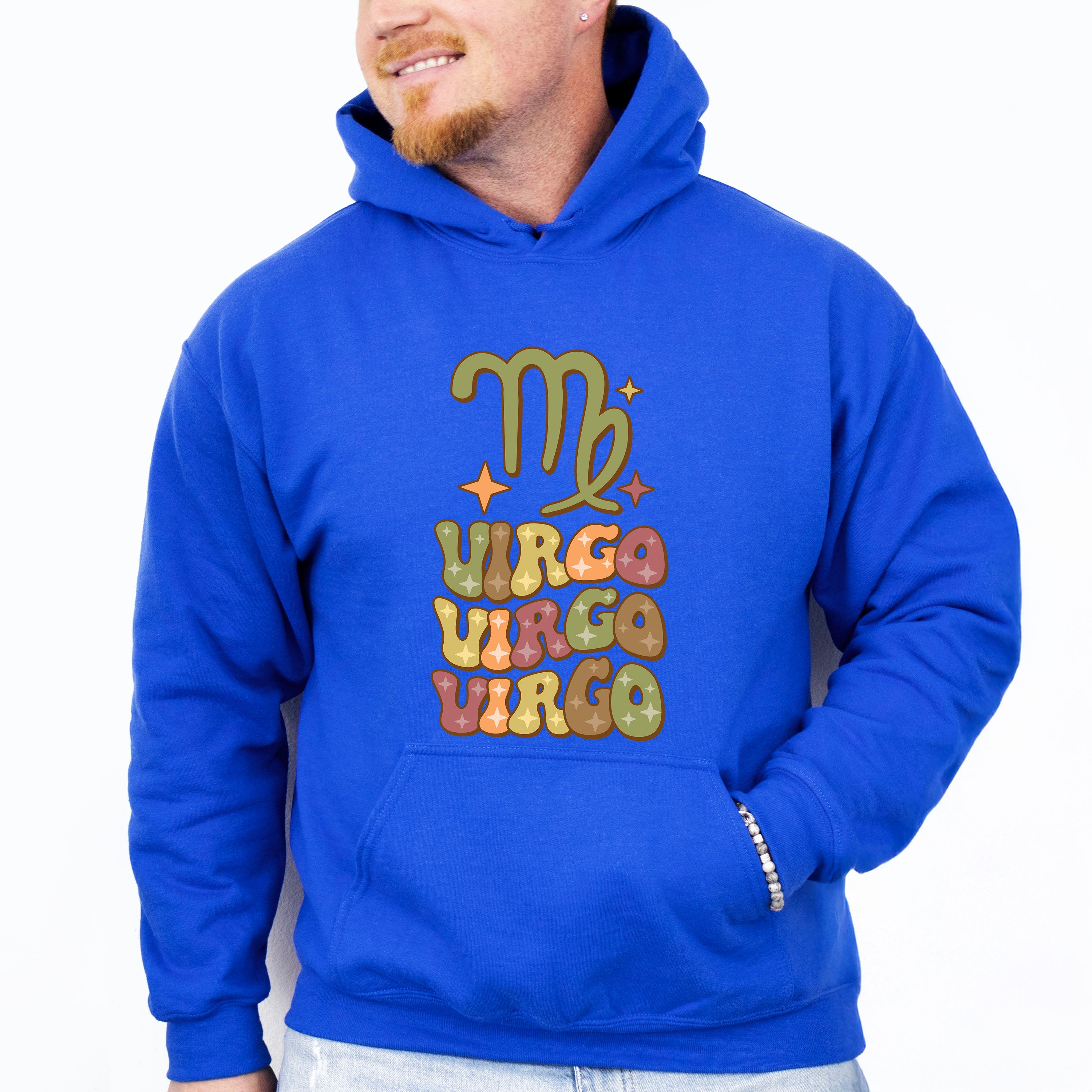 Groovy Virgo Design - Zodiac &amp; Horoscopes Unisex Crewneck T-Shirt Sweatshirt Hoodie