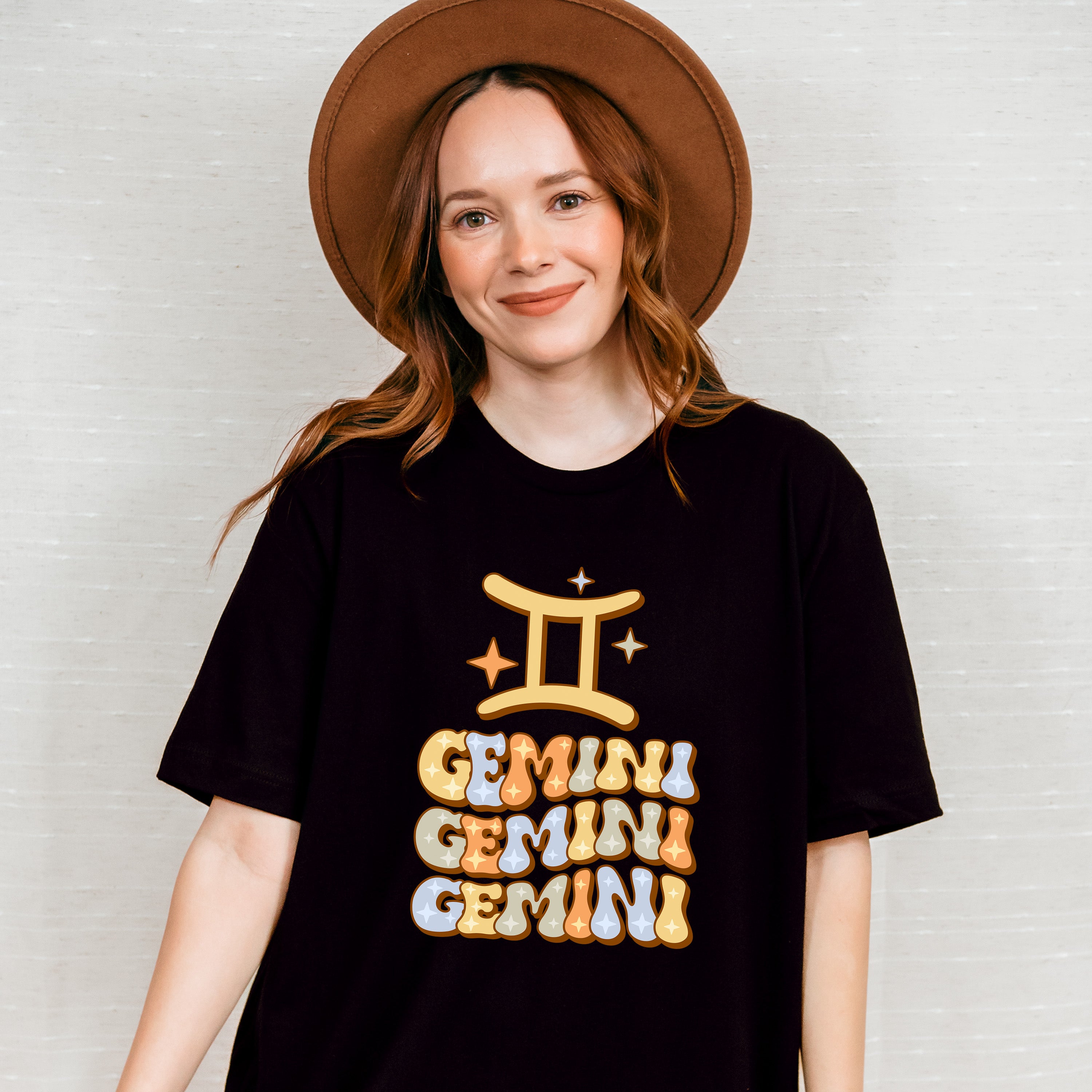 Groovy Gemini Design - Zodiac &amp; Horoscopes Unisex Crewneck T-Shirt Sweatshirt Hoodie