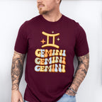 Groovy Gemini Design - Zodiac & Horoscopes Unisex Crewneck T-Shirt Sweatshirt Hoodie