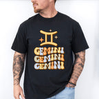 Groovy Gemini Design - Zodiac & Horoscopes Unisex Crewneck T-Shirt Sweatshirt Hoodie