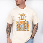 Groovy Gemini Design - Zodiac & Horoscopes Unisex Crewneck T-Shirt Sweatshirt Hoodie